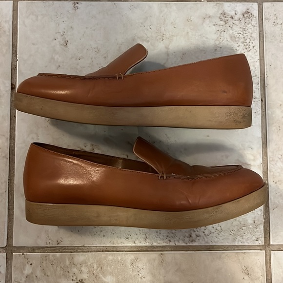& Other Stories caramel color leather loafers with rubber sole - Picture 6 of 7